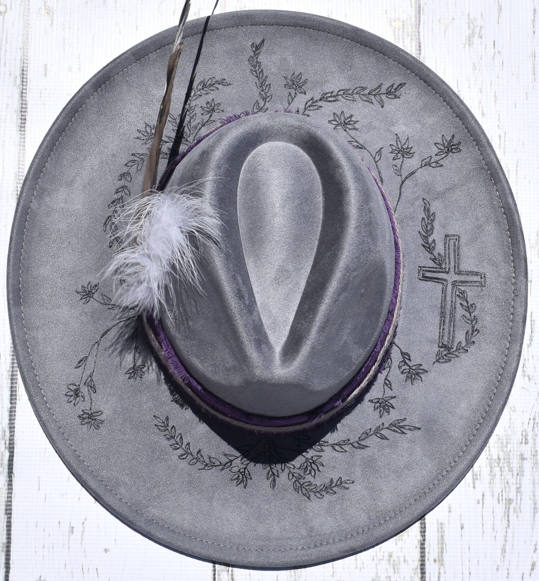 Hat Burning Digital Designs by Caroline Riepler (Artist/Designer of Western Border and Co.)