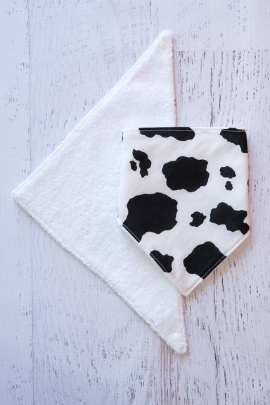 Cow Print Bandana Bib - Western Border and Co