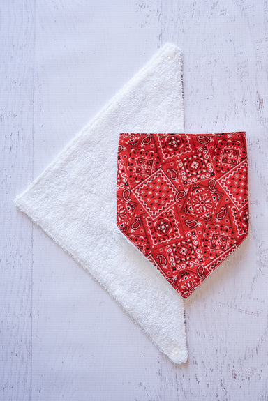 Red Bandana Bib - Western Border and Co