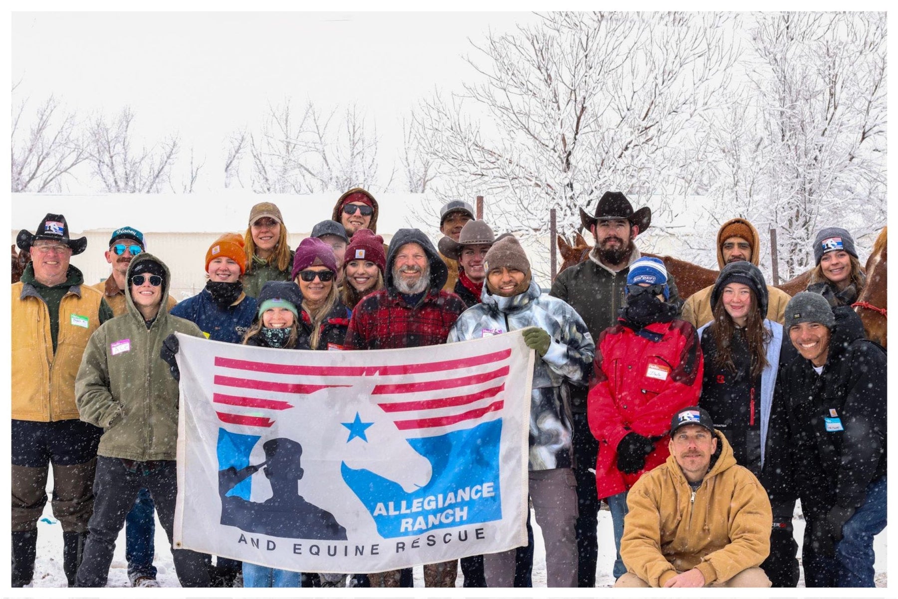 Christmas is a time for Giving back to others and we love what Allegiance Ranch & Equine Rescue are doing