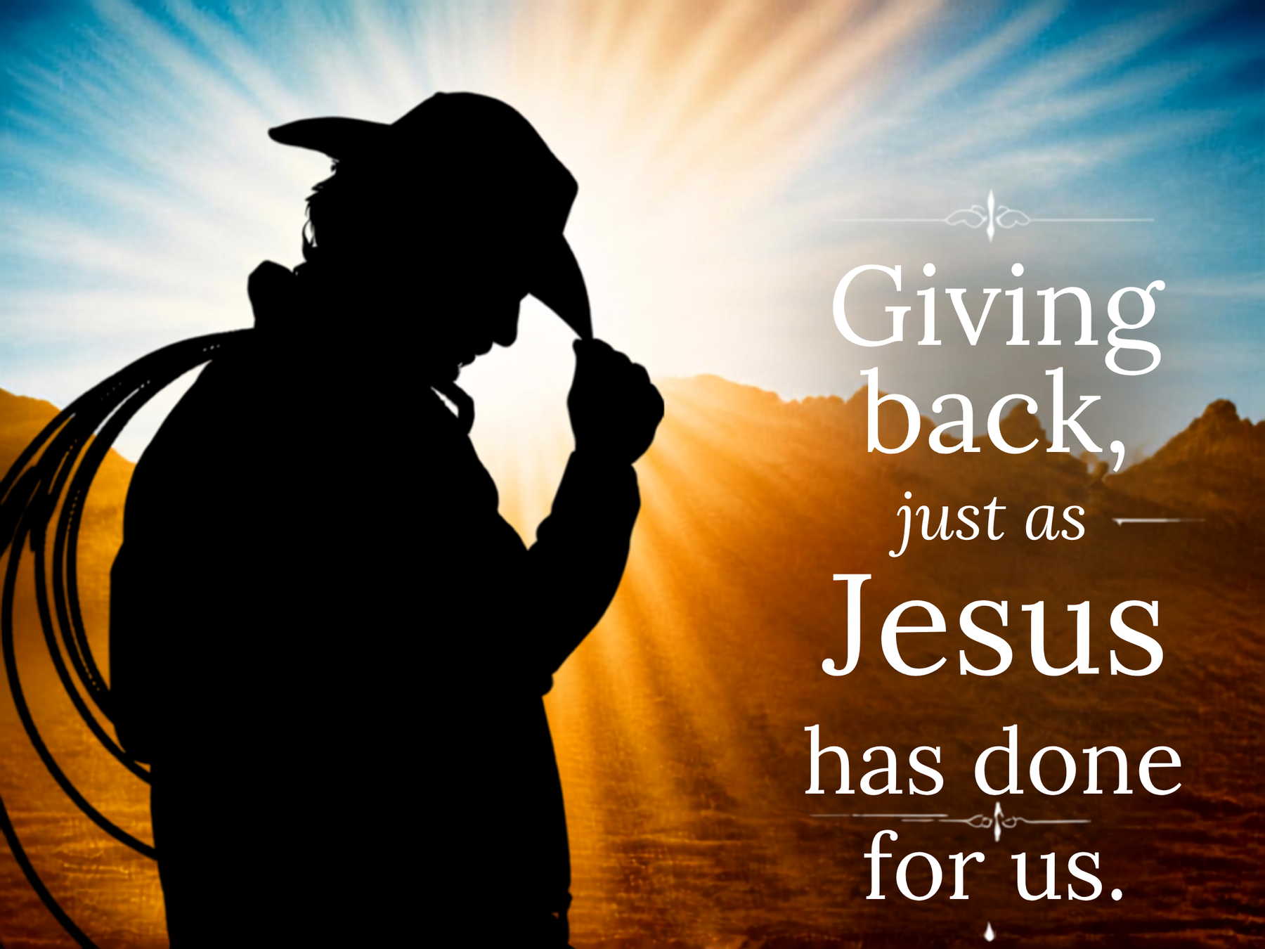 Give Back and Blessing Program