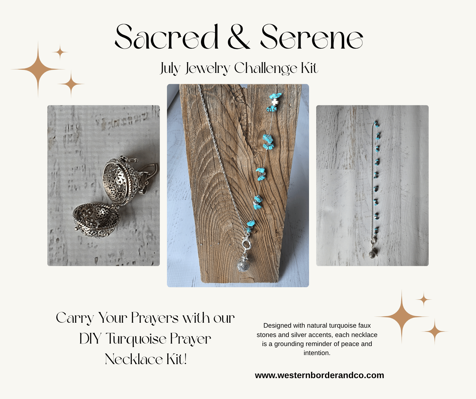 Sacred & Serene Prayer Necklace Kit