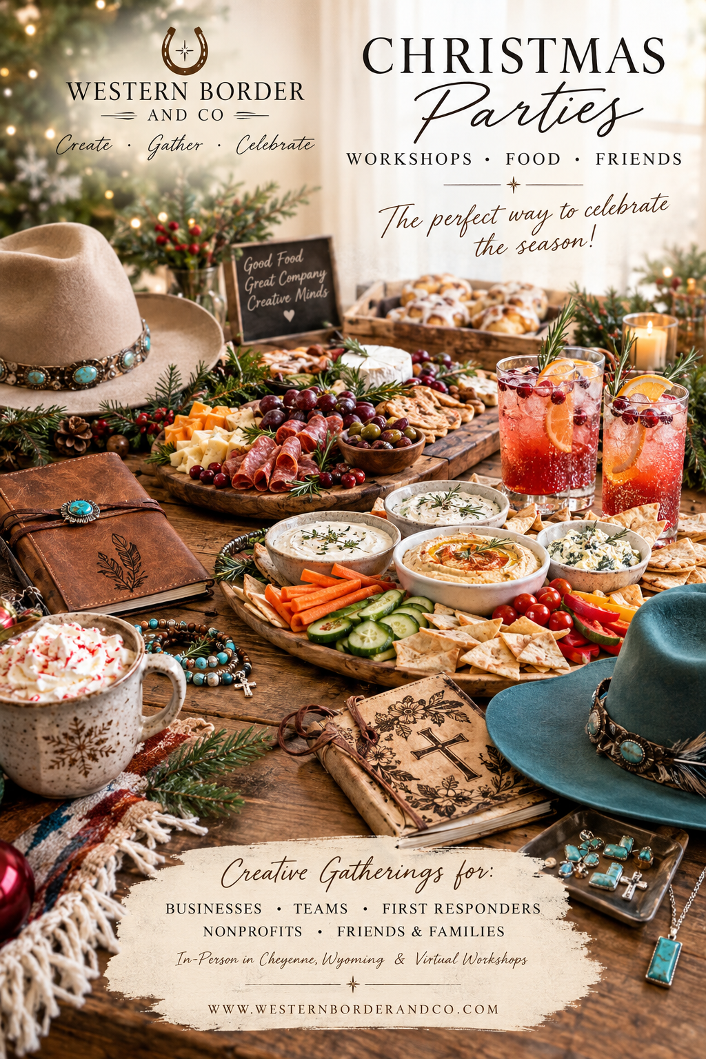 A Creative Christmas Gathering: Workshops, Friendship &amp; Holiday Cheer