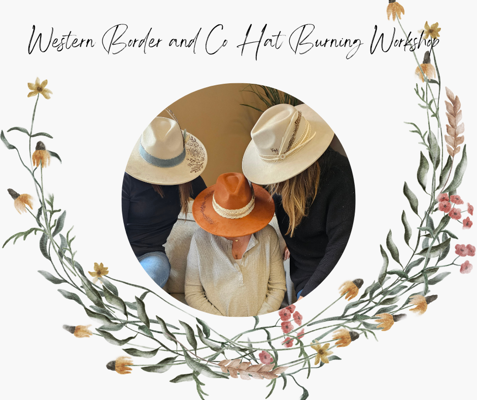 Western Border and Co //Hat or Bag Burning Workshop//