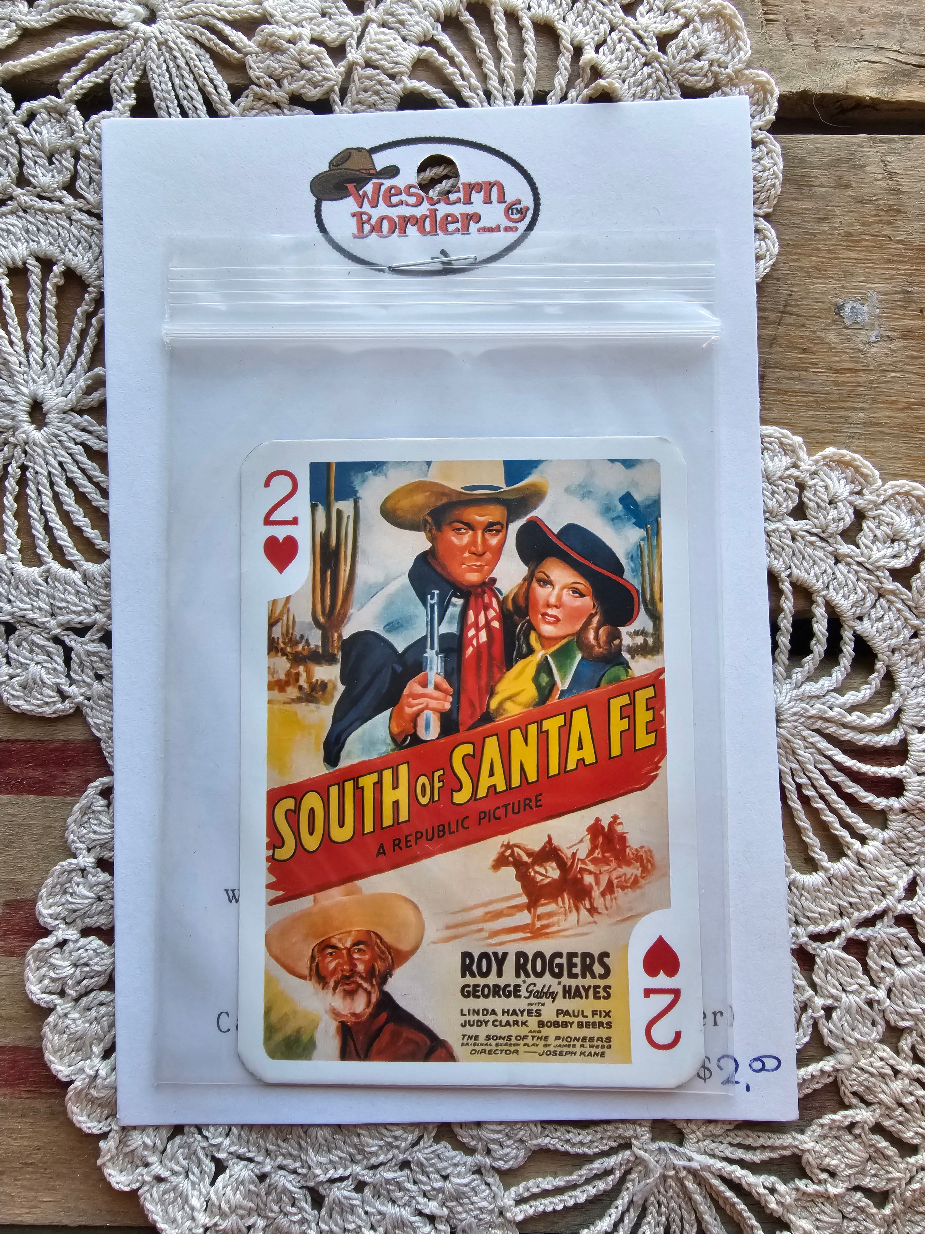 Designer Player Cards for Decoration on any Hats (South of Sante Fe)