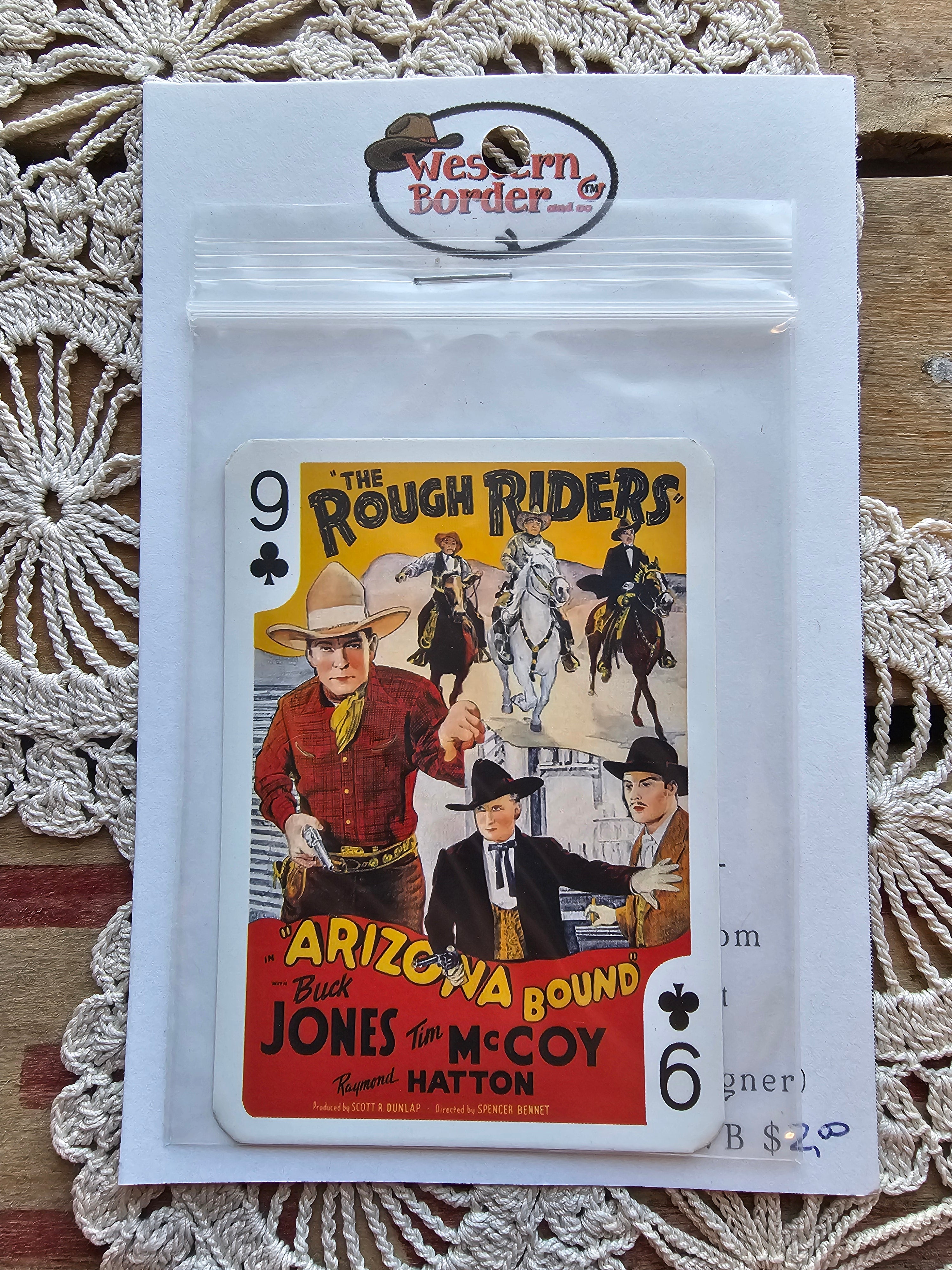 Designer Player Cards for Decoration on any Hats (The Rough Riders)