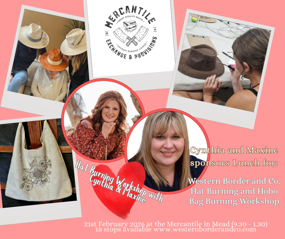Hat Burning or Hobo Bag Workshop 21st February (sponsored by Cynthia and Maxine (Cannot be used with any coupons)