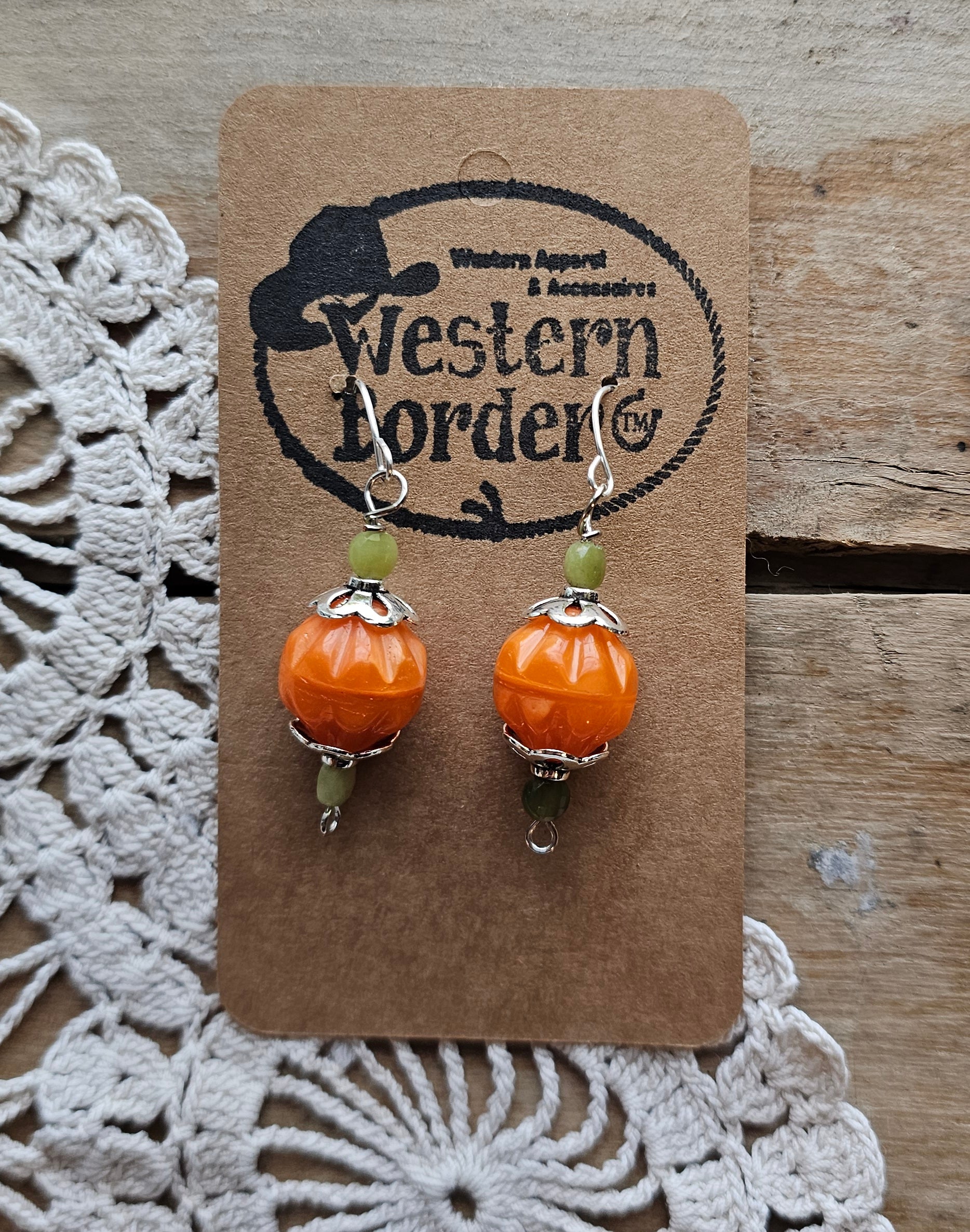 Harvest Pumkin Earrings