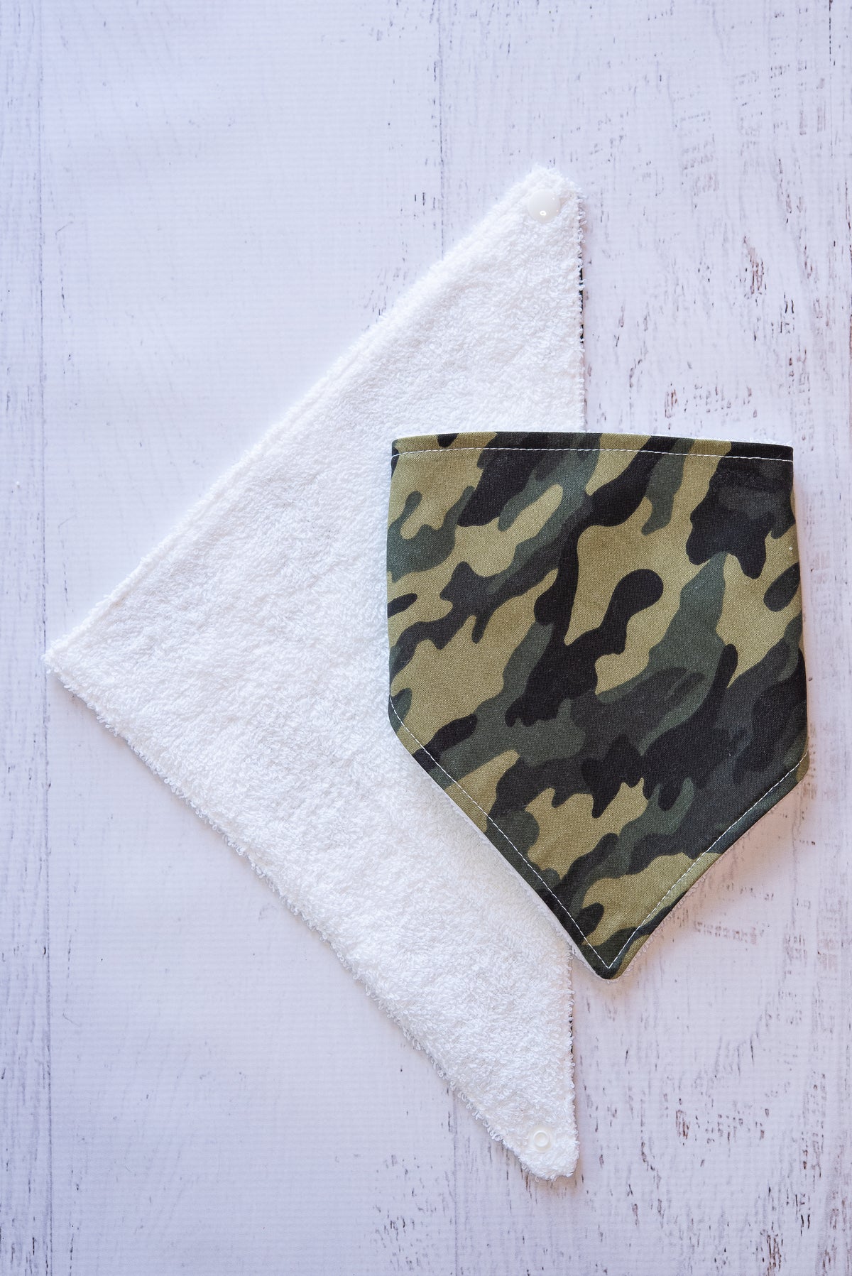 Camo Green Bandana Bib - Western Border and Co