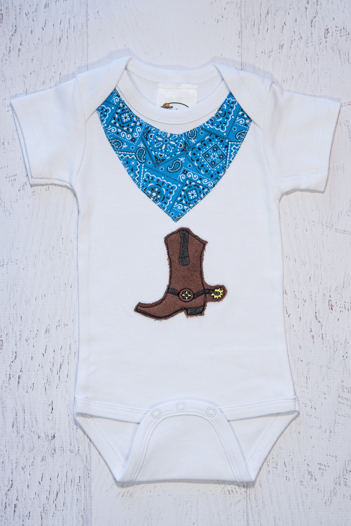 Cowboy Boot Boy Creeper - Western Border and Co