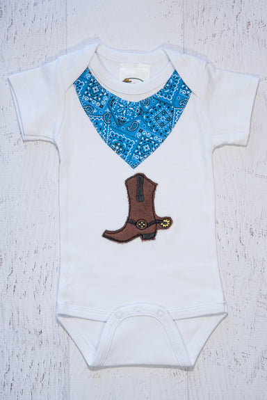 Cowboy Boot Boy Creeper - Western Border and Co