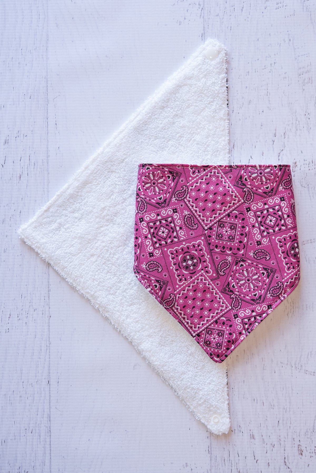 Pink Bandana Bib - Western Border and Co