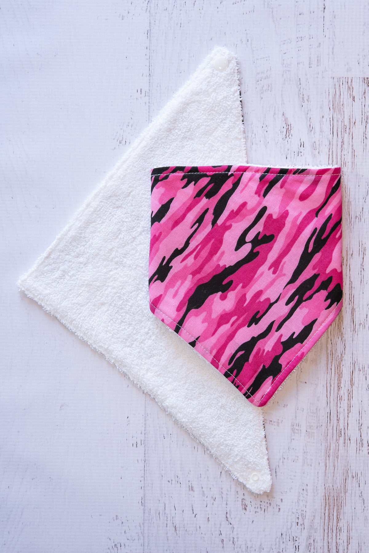 Camo Pink Bandana Bib - Western Border and Co