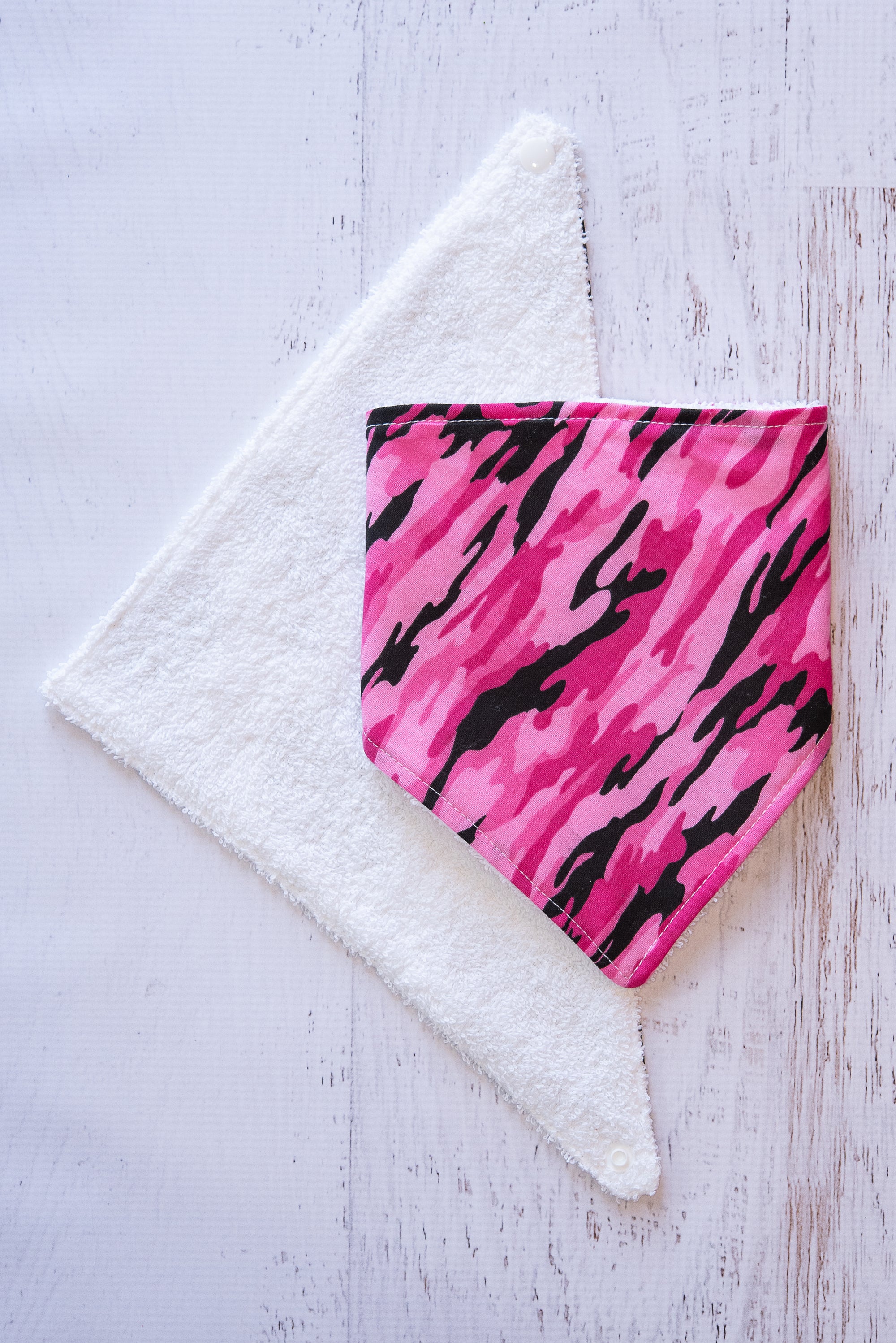 Camo Pink Bandana Bib - Western Border and Co