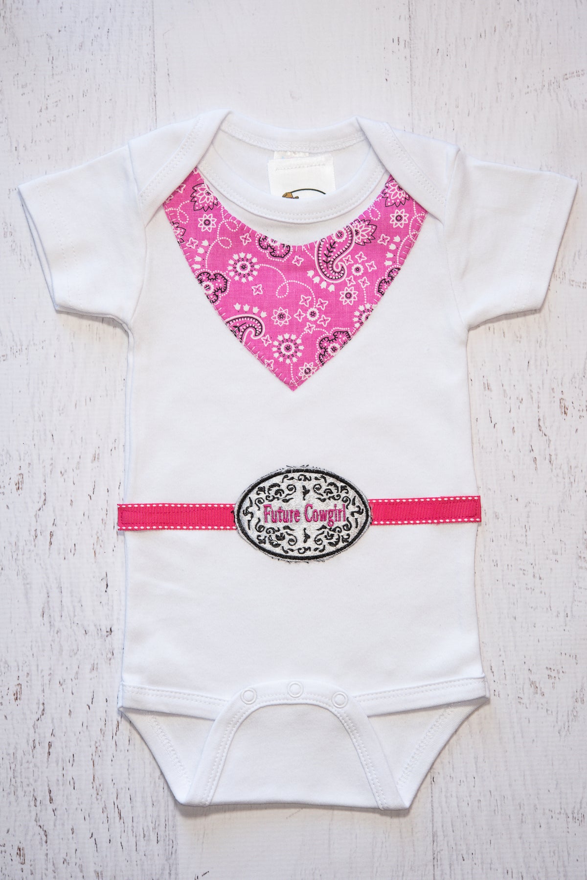 Future Cowgirl with Buckle - Western Border and Co