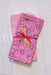 Pink Paisley and Gingham Burp Cloths - Western Border and Co